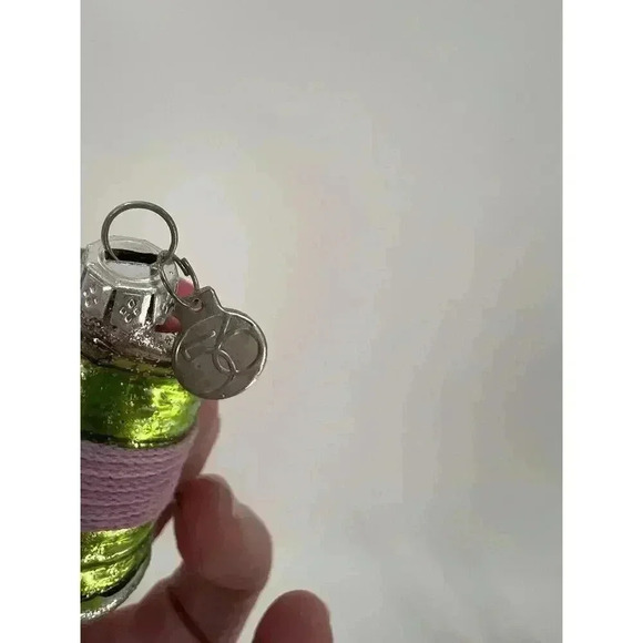 In Box 2002 Dept 56 Tiny Trimmings Glass Ornaments 4 Pc Seamstress Sewing - Picture 9 of 16